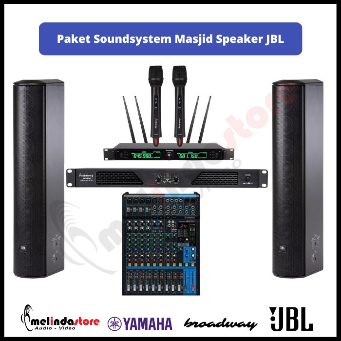Paket Sound System Masjid JBL CBT50 A
